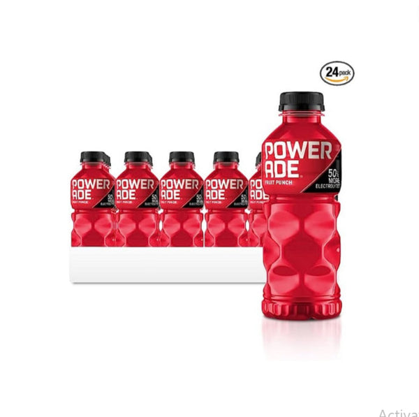 24-Pack POWERADE Sports Drink Fruit Punch, 20 Oz