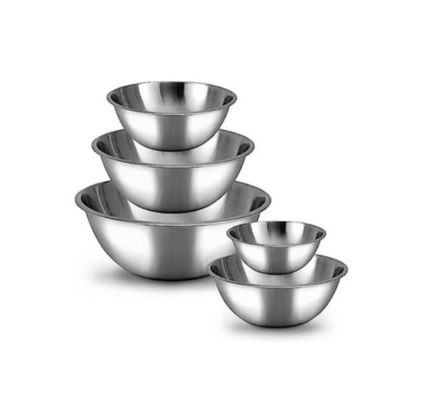 5-Pc Stainless Steel Mixing Bowls Set