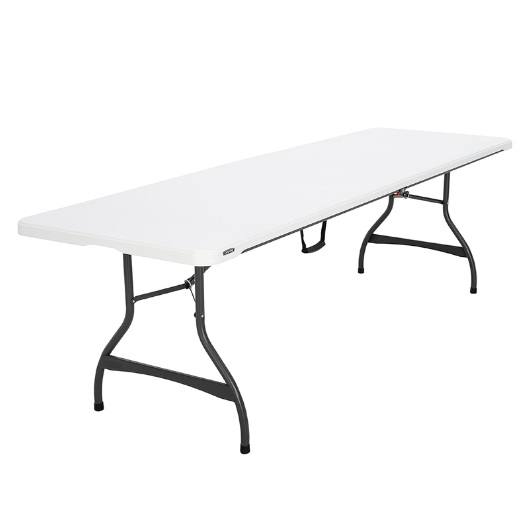 LIFETIME 8-Foot Fold-in-Half Table