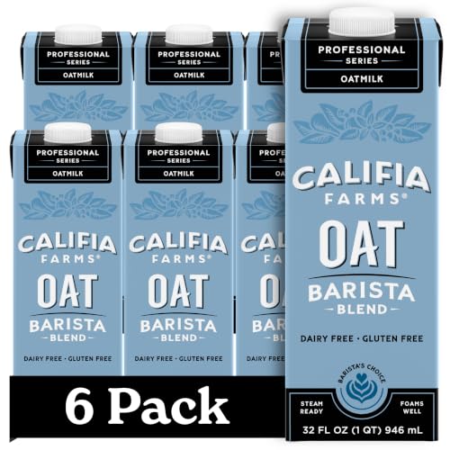 6 Pack Of Califia Farms Oat Barista Blend Oat Milk