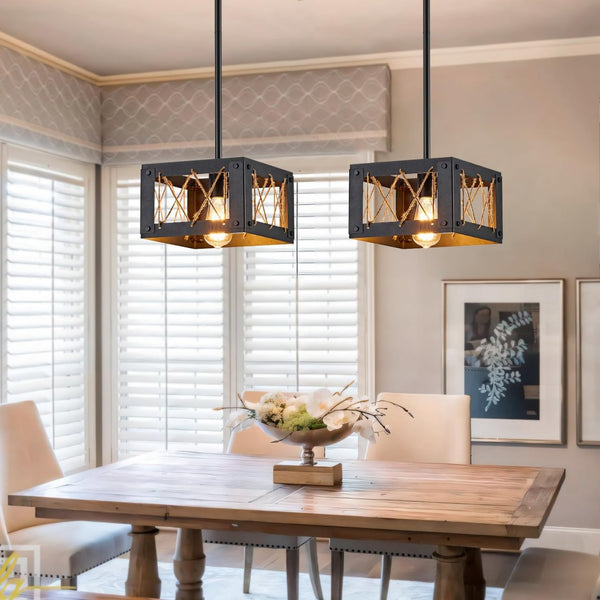 Rustic Kitchen Island Lighting