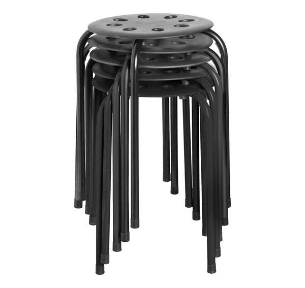 5-Pack Commercial Furniture Stacking Stools