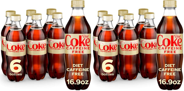 12 Bottles Diet Coke Caffeine Free Soda