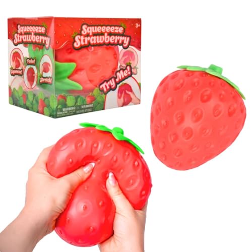Strawberry Jumbo Squishy Stress Ball