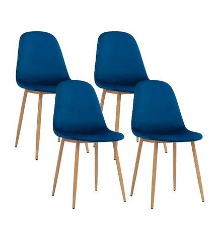 4 CangLong Dining Kitchen Velvet Cushion Seat