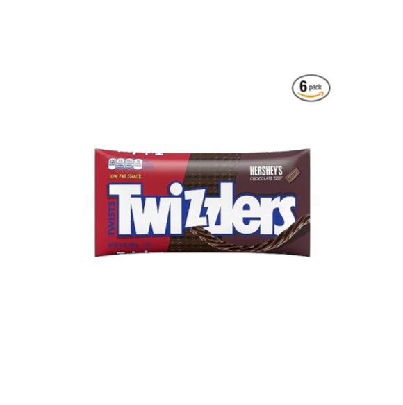 6-Pack TWIZZLERS Twists, Chocolate Flavor
