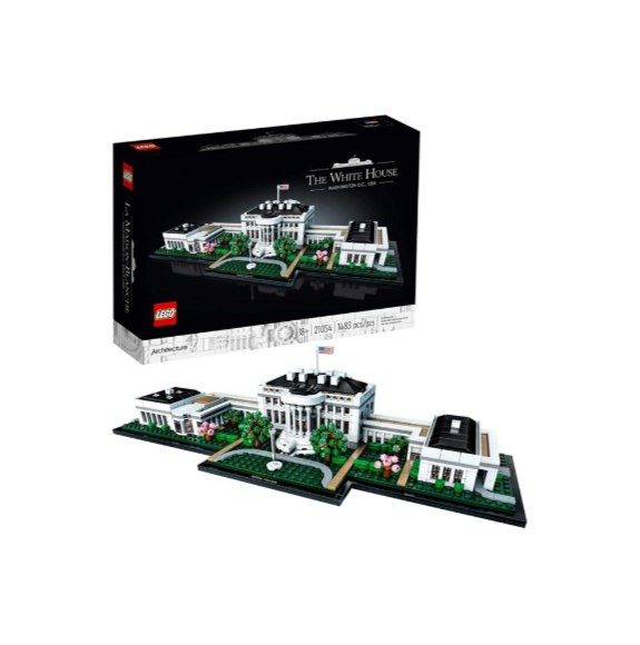 LEGO Architecture Collection: The White House Model Building Kit (1,483 Pcs)