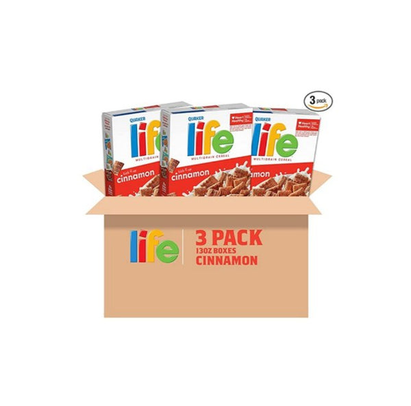 3-Pack Life Breakfast Cereal, Cinnamon