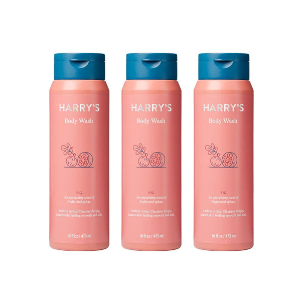 Pack of 3 Harry's Men's Body Wash Shower Gel