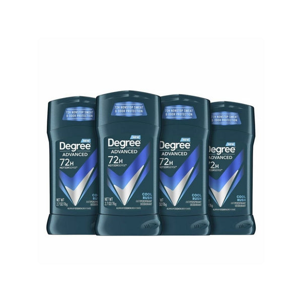 4-Ct Degree Men Advanced Protection Antiperspirant Deodorant Cool Rush