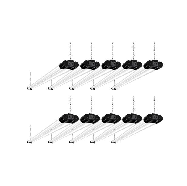 Hykolity 10 Pack 4FT Linkable LED Shop Lights