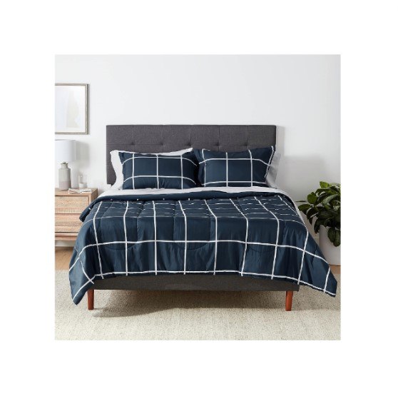 7-Piece Bedding Set, Full/Queen, Navy