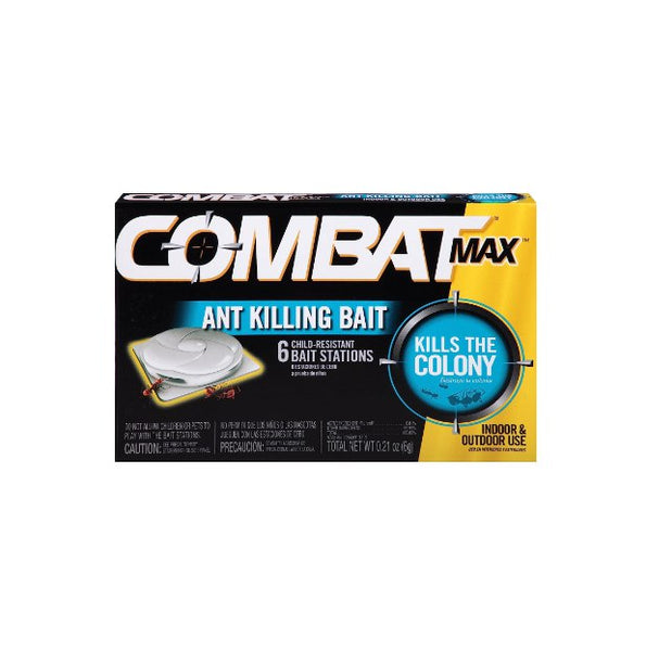 Combat Max Ant Killing Bait Stations, 6 Count