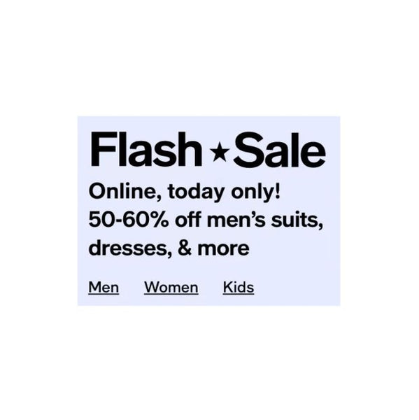 Flash Sale! Save 50% – 60% Off Suits, Dresses, & More From Macy’s!
