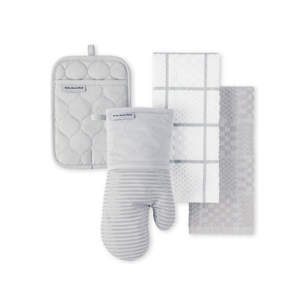 4-Piece KitchenAid Oven Mitt, Pot Holder & Towel Set