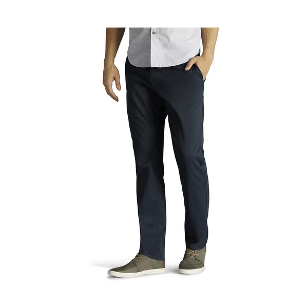 Lee Men's Extreme Motion Flat Front Slim Straight Pants (2 Colors)