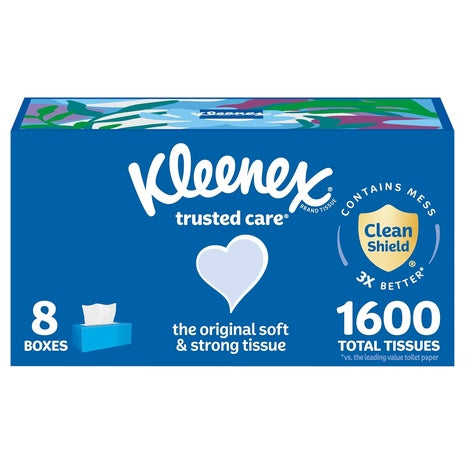 Targeted: 8 Boxes Of Kleenex Tissues