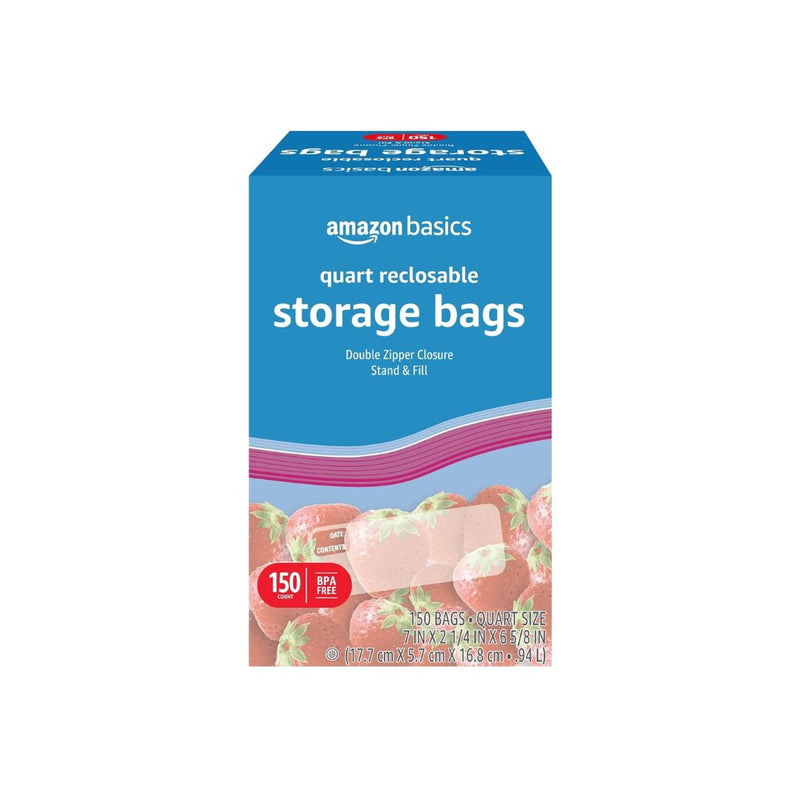 150-Count Amazon Basics Food Storage Bags