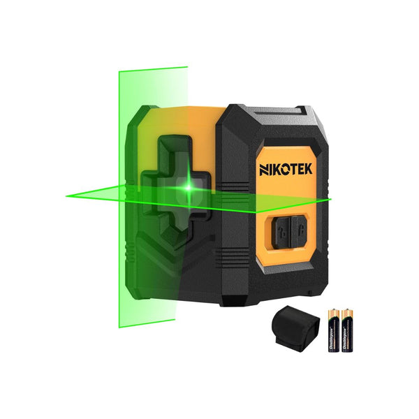 Laser Level Self-Leveling Green Beam Horizontal and Vertical Cross-Line Laser