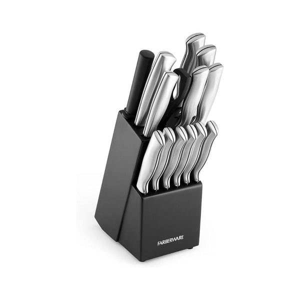 15 Pieces Farberware Stainless Steel Kitchen Knife Set