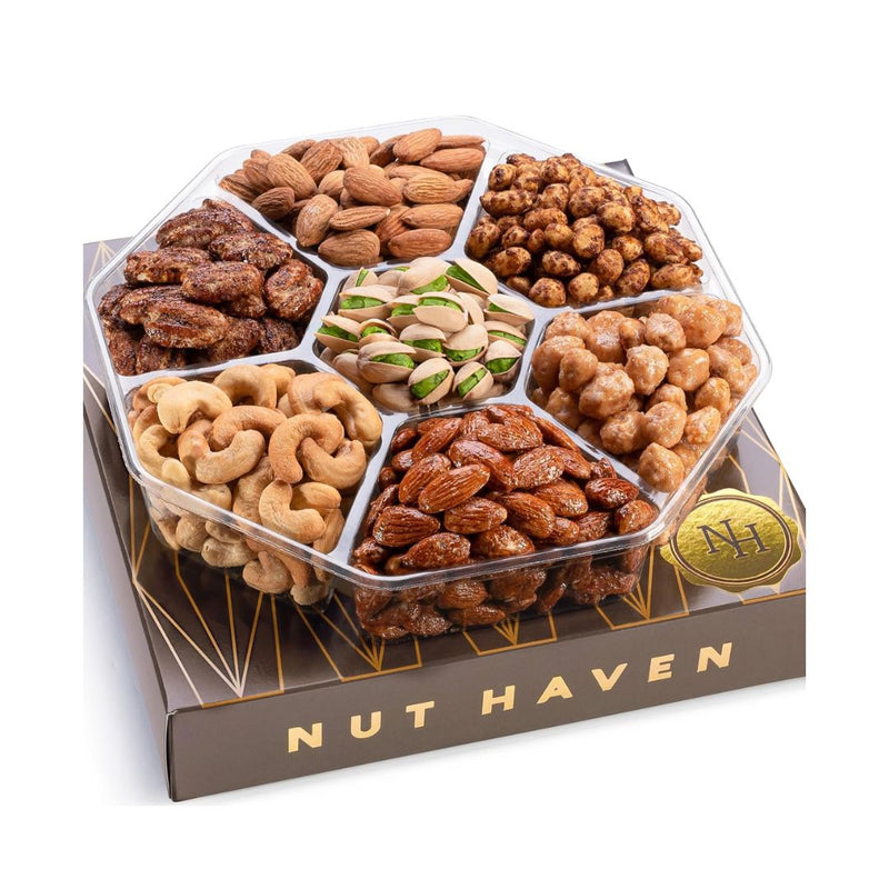 Assorted Sweet & Roasted Salted Gourmet Nuts Basket