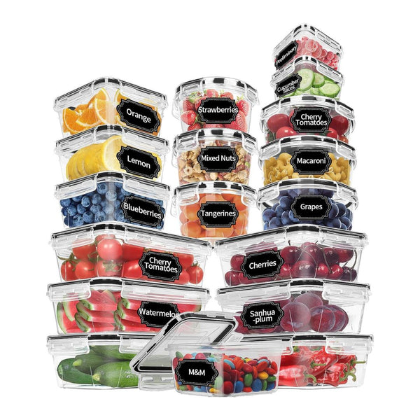 36-Piece Food Storage Containers