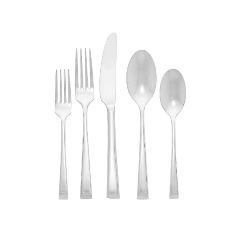 Mikasa Rockford 45-Piece 18/10 Stainless Steel Flatware Set Service fo ...