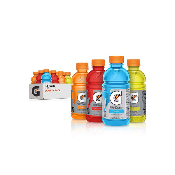 Variety Pack of 24 Gatorade Classic Thirst Quencher, 12 Fl Oz