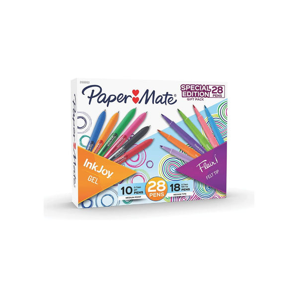 Paper Mate InkJoy Retractable Gel Pens & Flair Felt Tip Pen Variety Pack