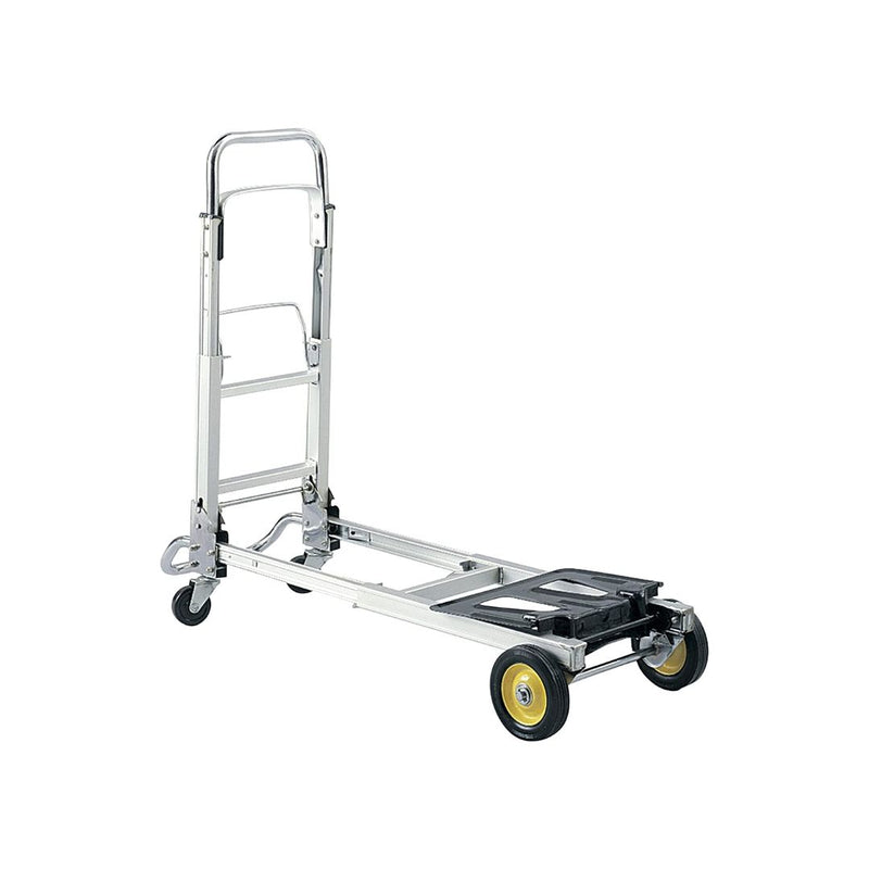 Safco Products Hide-Away Convertible Hand Truck, Dual Function, 400 lbs. Total Capacity