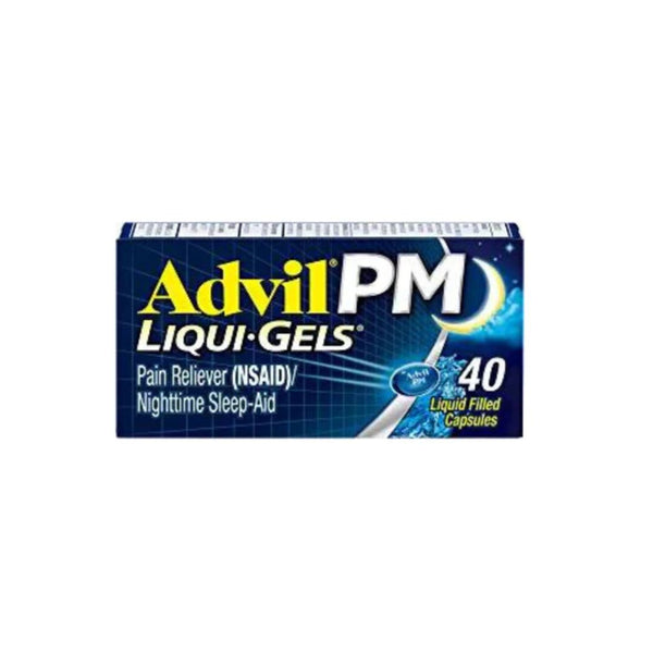 40-Count Advil PM Liqui-Gels for Nighttime Sleep