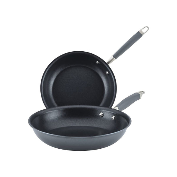 2 Piece Anolon Advanced Home Hard-Anodized Nonstick Skillets Set