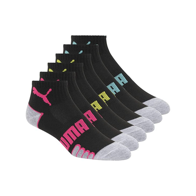 6-Pack PUMA Women's Quarter Crew Socks