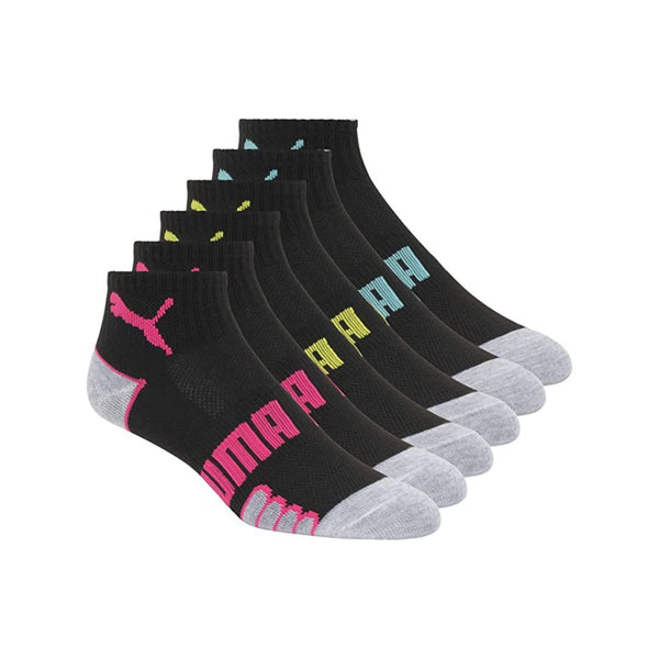 6-Pack PUMA Women's Quarter Crew Socks