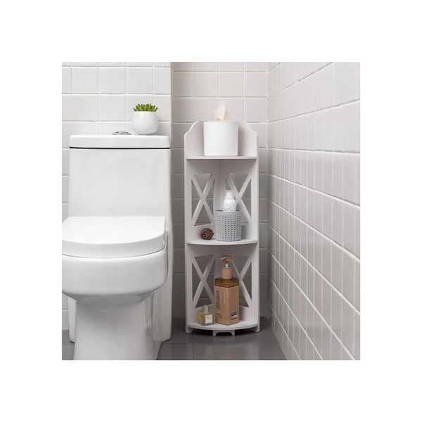 Corner Shelf Stand,White