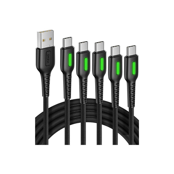 5 Fast Charging USB Type C Nylon Braided Cables
