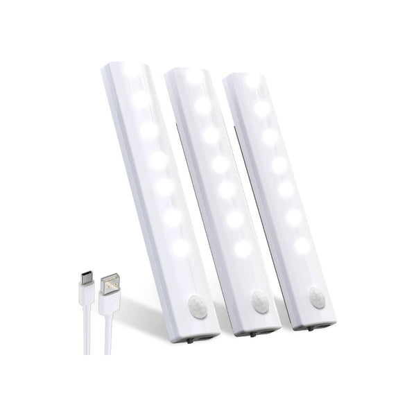 3-Pack LED Motion Sensor Cabinet Light