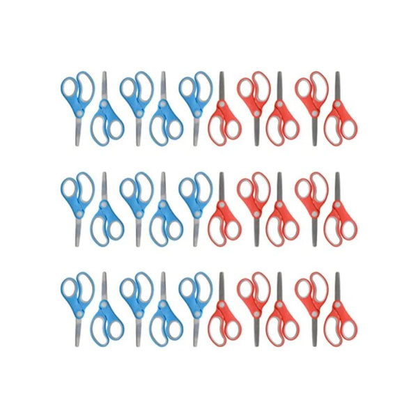 30-Pack 5-Inch Westcott Right- and Left-Handed Blunt Tip Kids' Scissors