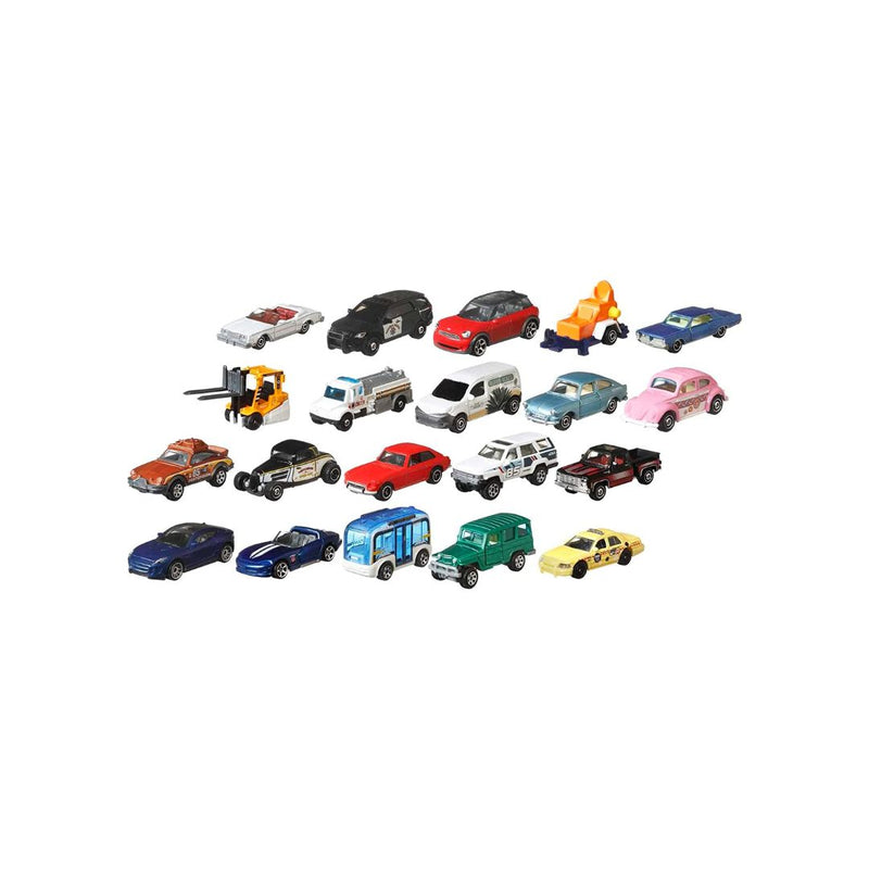 Matchbox Cars, 20-Pack of 1:64 Scale Die-Cast Toy Cars