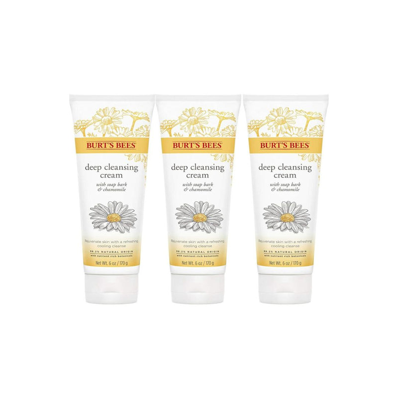 3 Tubes of Burt’s Bees Deep Facial Cleansing Cream