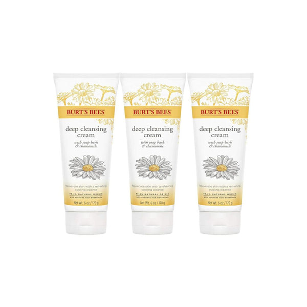 3 Tubes of Burt’s Bees Deep Facial Cleansing Cream
