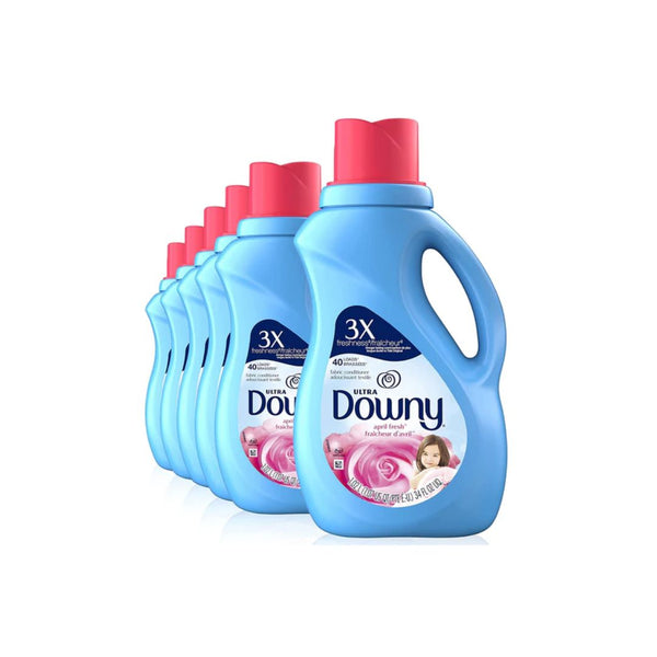 6 Bottles Of Downy Ultra April Fresh Laundry Fabric Softener