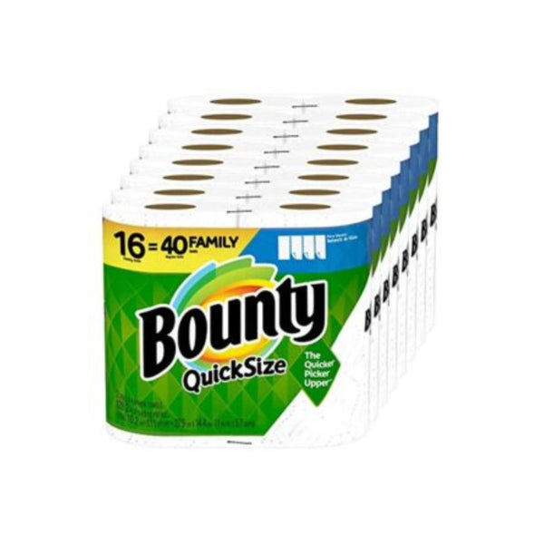 16 Family Rolls = 40 Reg Rolls Bounty Paper Towels