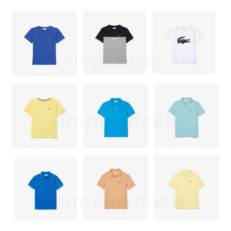 Save On Lacoste Boy’s Polos & Tees - Save An Extra 20% Off Sale Items!