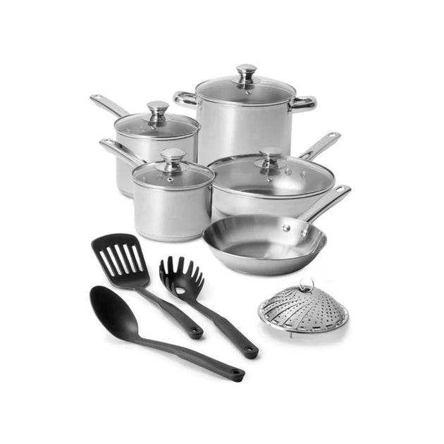 Stainless Steel 13-Pc. Cookware Set – simplexdeals