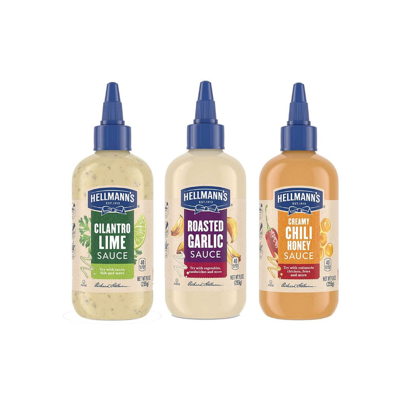 3 Pack Hellmann’s Drizzle Sauce