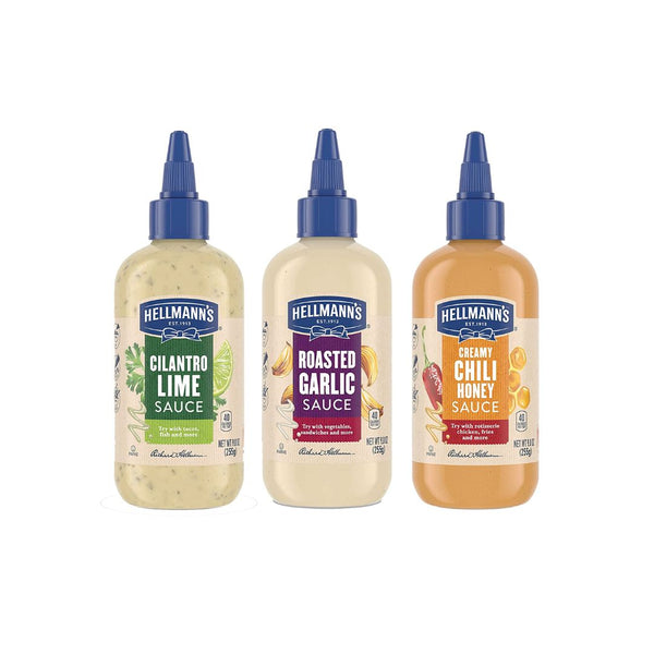 3 Pack Hellmann’s Drizzle Sauce