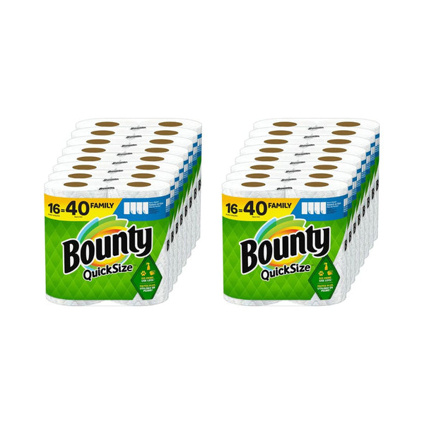 32 Family Rolls = 80 Regular Rolls Bounty Quick-Size Paper Towels + Get $20 Amazon Credit!