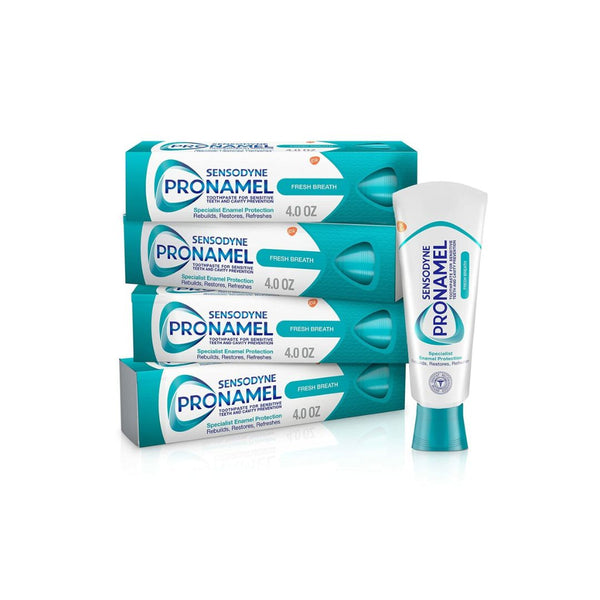 4-Pack Sensodyne Pronamel Fresh Breath Enamel Toothpaste
