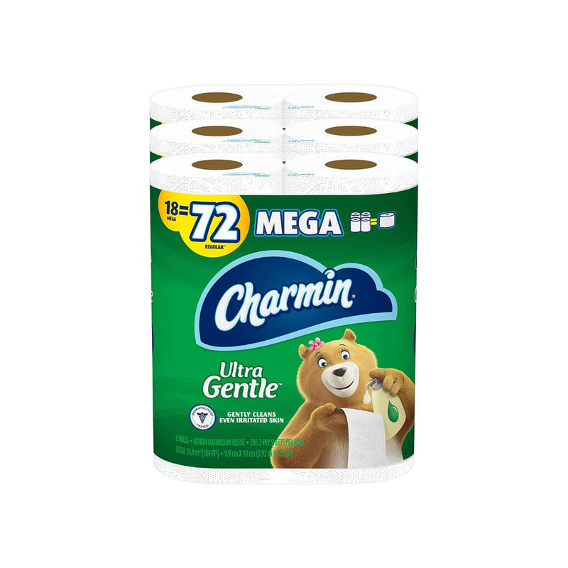 Charmin Ultra Gentle Toilet Paper (54 Mega Rolls = 216 Regular Rolls)